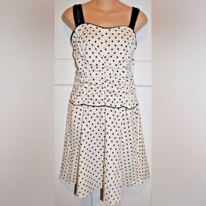 MORBID THREADS Y2K Hot Topic Polka Dot Ruched Dress size XXL NWT Goth RUNS SMALL